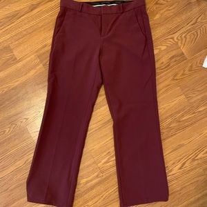 Maroon Banana Republic Trousers